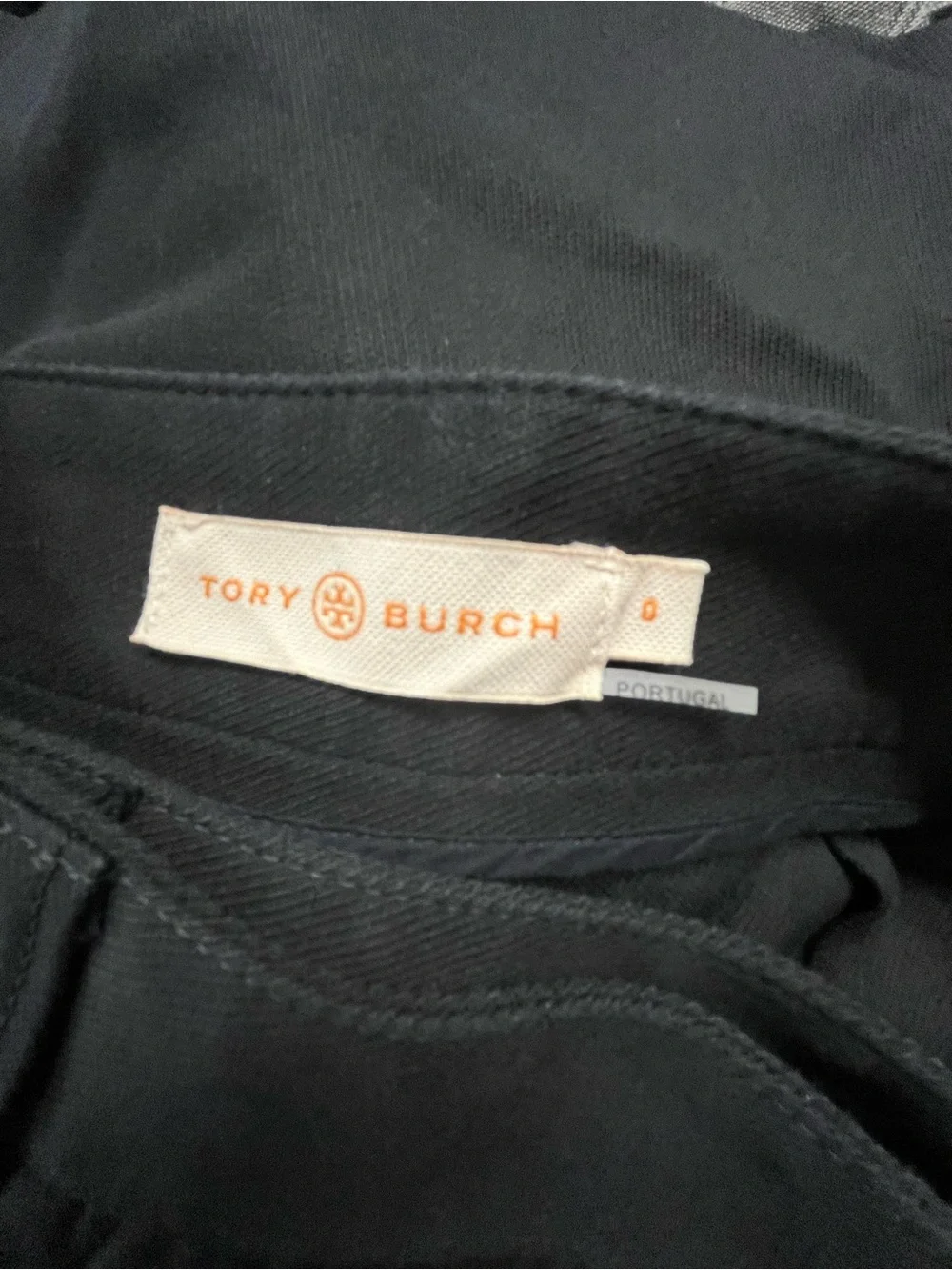 Tory Burch Black A Line Mini Skirt 0